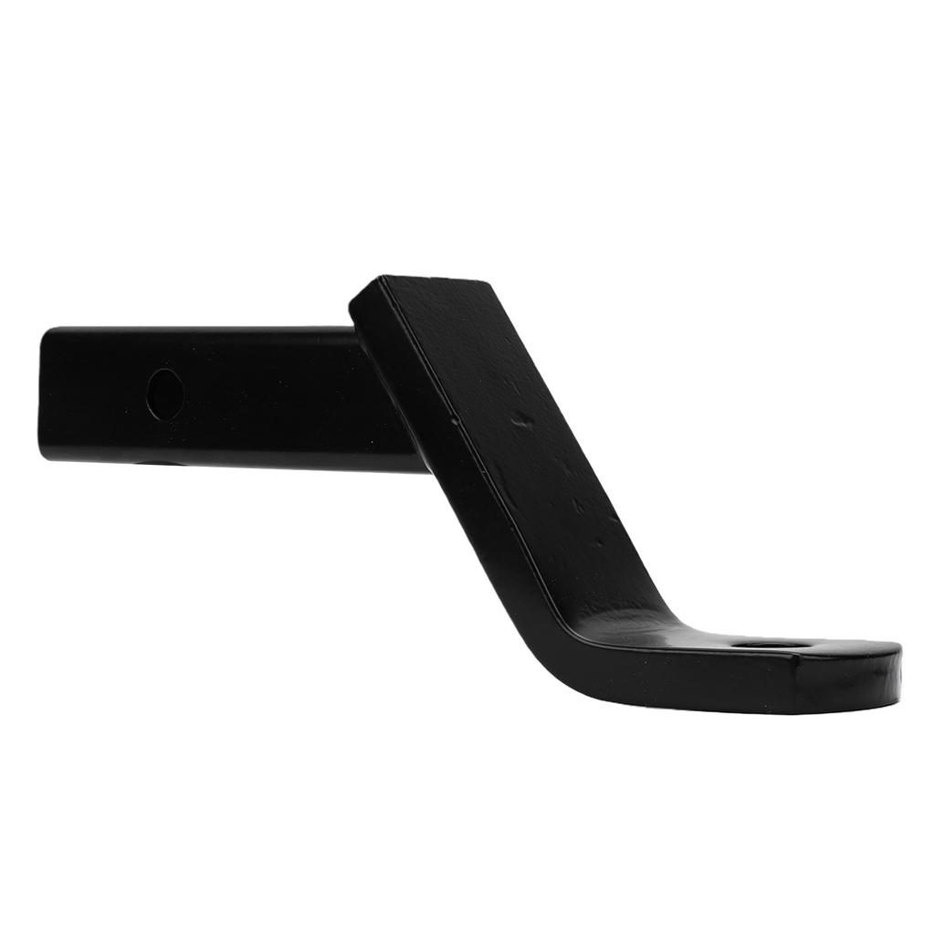 Trailer Hitch Ball Mount 4 Inch Drop High Strength Black Powder Finish Carbon Steel Towing Ball Mount