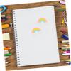 SEWACC Rainbow Mini Size inch x Soft Gentle on Perfect for and Home Colorful and Fun Stationery Gift Erasers, 50-Pack, (1 0.7 inch), Material, Paper,