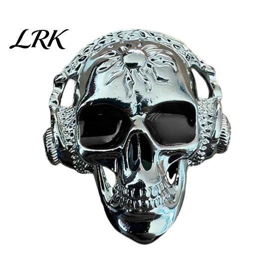 Gothic Auto Accessories Skull Car Vent Clips, Metal Head Air Essential Oil Diffuser for Freshener Charm, Halloween Interior Accessory Men Women Retro