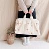· New Embroidered Versatile Travel Bag, Large-capacity Duffel Bag, Light Storage, Portable Messenger Breathable