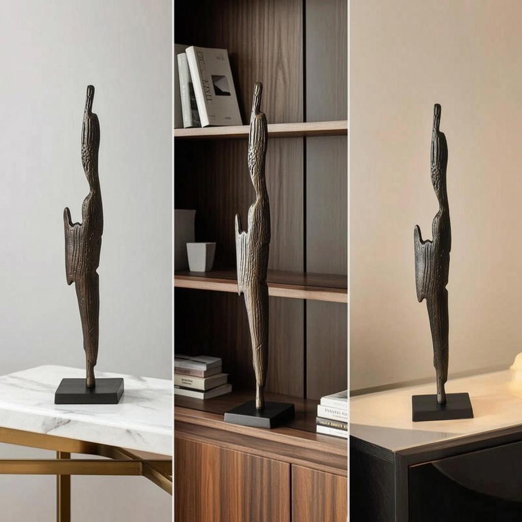 Abstract Sculpture Lustrous Table Centerpiece Creative for Living Room, Entryway