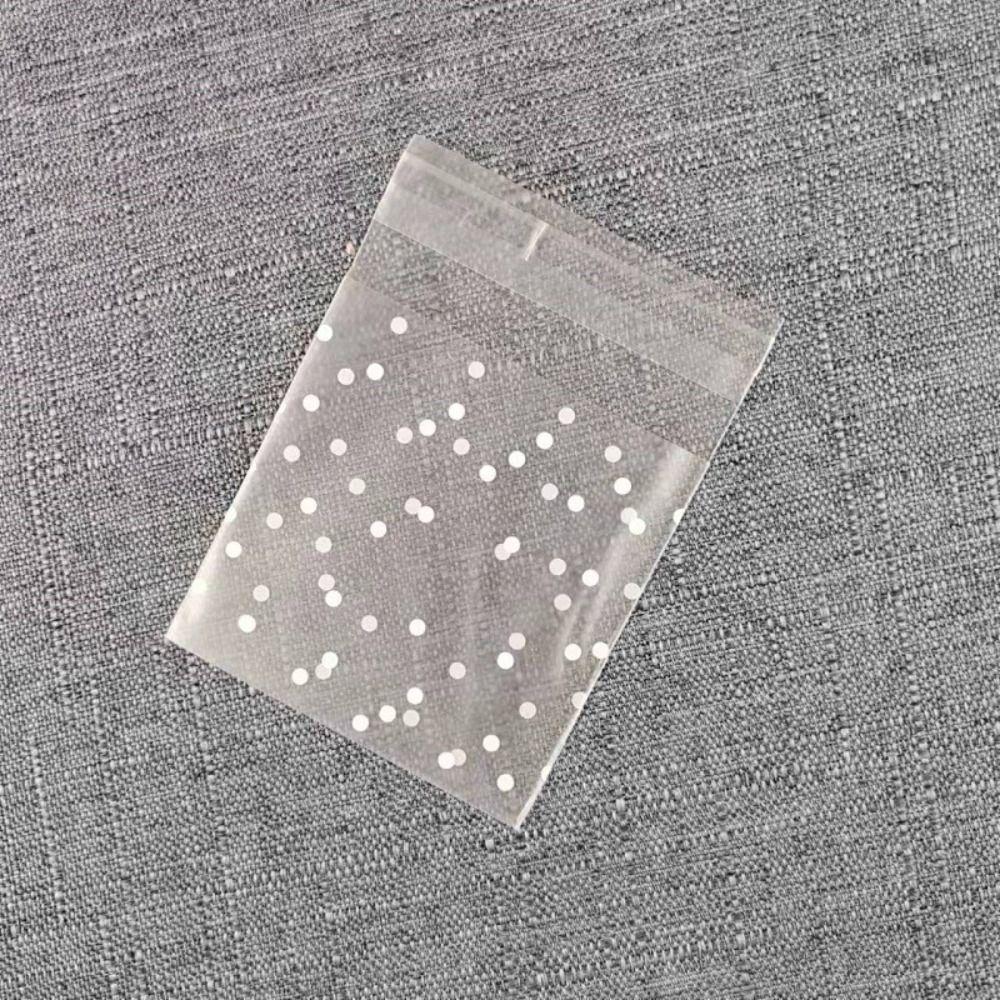 100pcs Self-adhesive Cookie Bag Transparent Gift Bag Baking Supplies Candy Bag  Cookies Packing