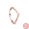 925 Sterling Silver Rings for Women Original Infinity Love Heart Engagement Wedding Ring Rose Gold Zircon Luxury Jewelry Gift