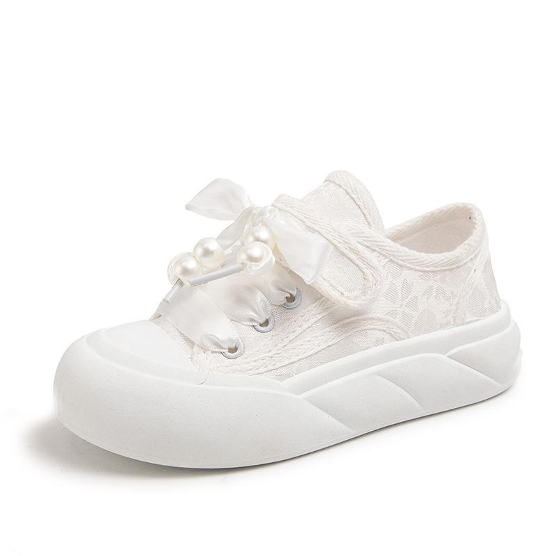 Children's canvas shoes breathable summer new student single shoes boys casual sports shoes girls soft bottom low-top classmates