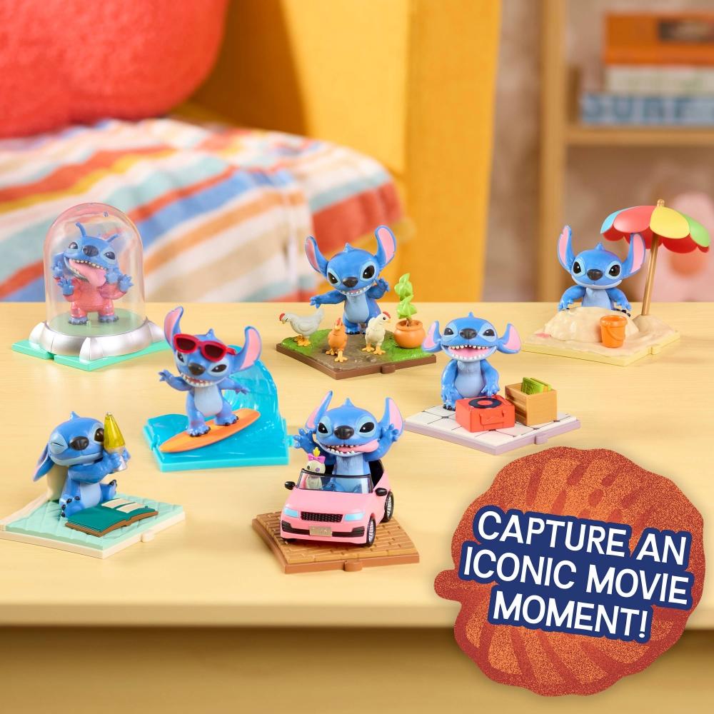 Disney Stitch Movie Time Blind Boxes  1box  8pcs 