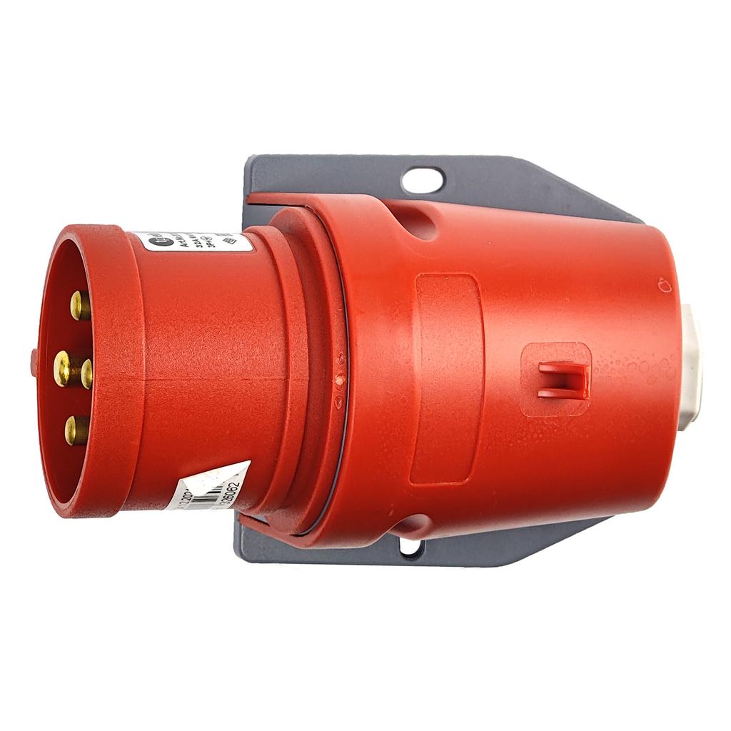 Wtyczka Natynkowa Siłowa Cee 4P 32A 400V Ip44 Wtyk Przemysłowy