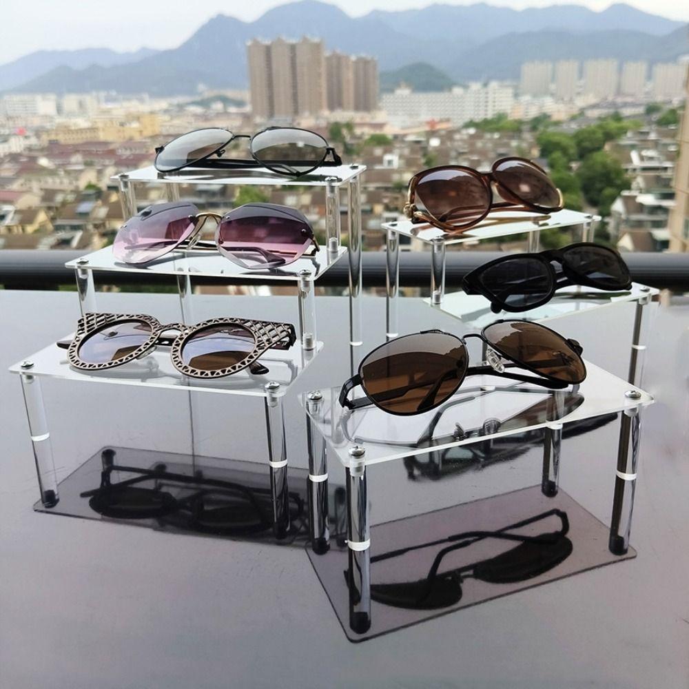 Acryl Sonnenbrillen Display Regal Mehrschichtiger Sammlerstück Display Halter Brillen Aufbewahrungsständer