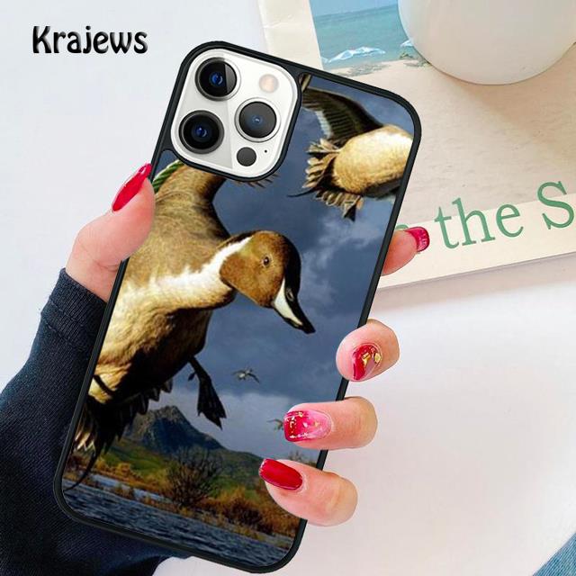 Bird Duck Hunting Sunset soft Phone Case Cover For iPhone 17 Air 16 15 14 plus 11 12 13 pro max coque Shell Fundas