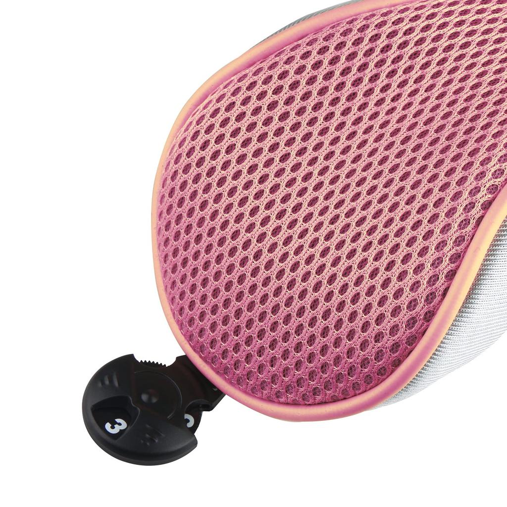 Copritesta Ibridi da Golf Andux a Collo Lungo con Set di Etichette Numerate Intercambiabili, 4, CTMT-02 (Rosa)