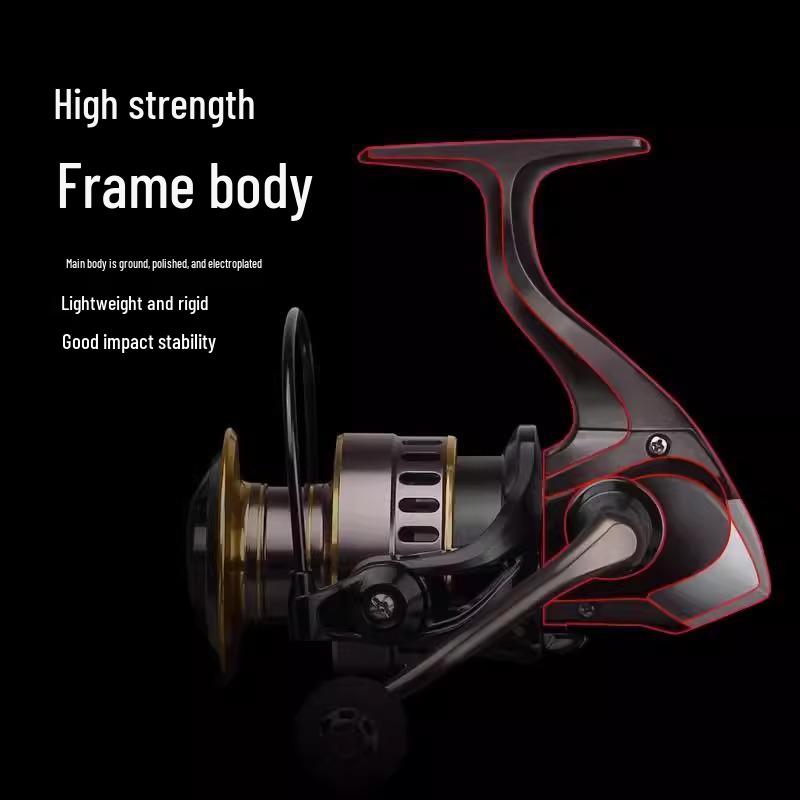 All-Metal Stainless Steel Spinning Reel for Surfcasting and Sea Fishing