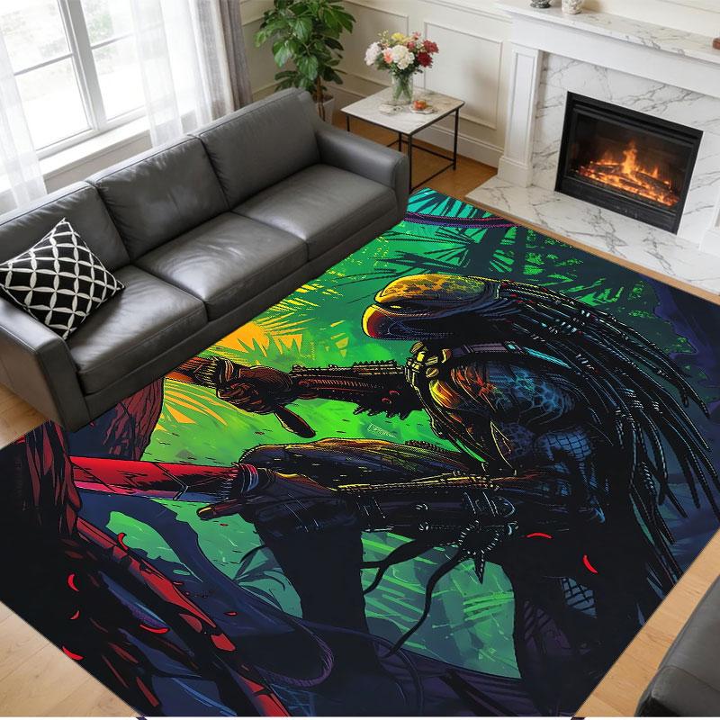 Crystal Velvet Rug Soft Non Slip Indoor Floor Mat Home DecorPredator