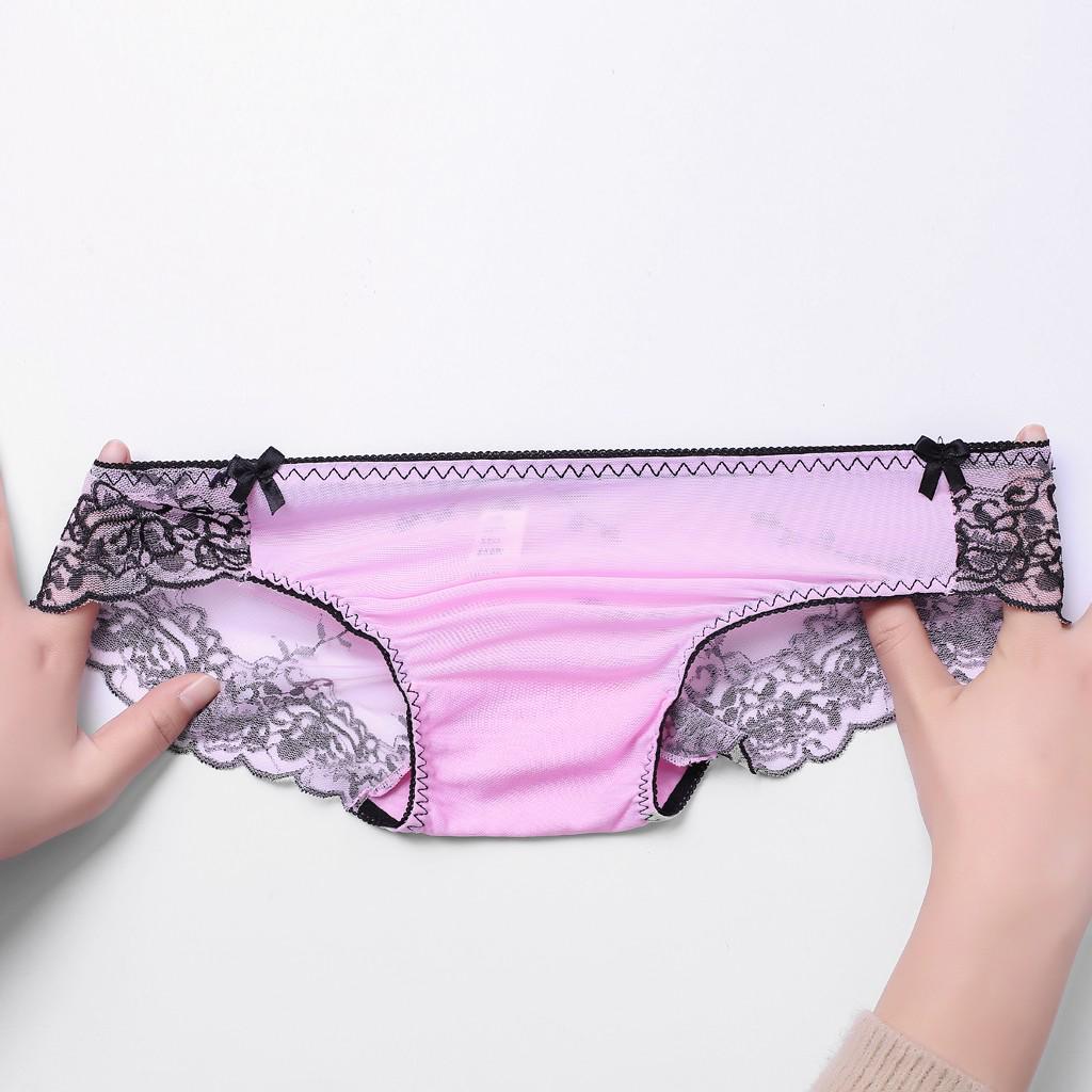 Women Pantie Sexy Lace knicker High Elastic Embroidery Yarn Underpants Underwear