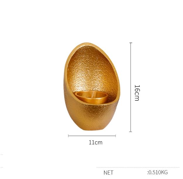 Antique Retro Geometric Candlestick Resin Furnishing Ornaments Home Livingroom Table Decoration Office Study Desk Accessories