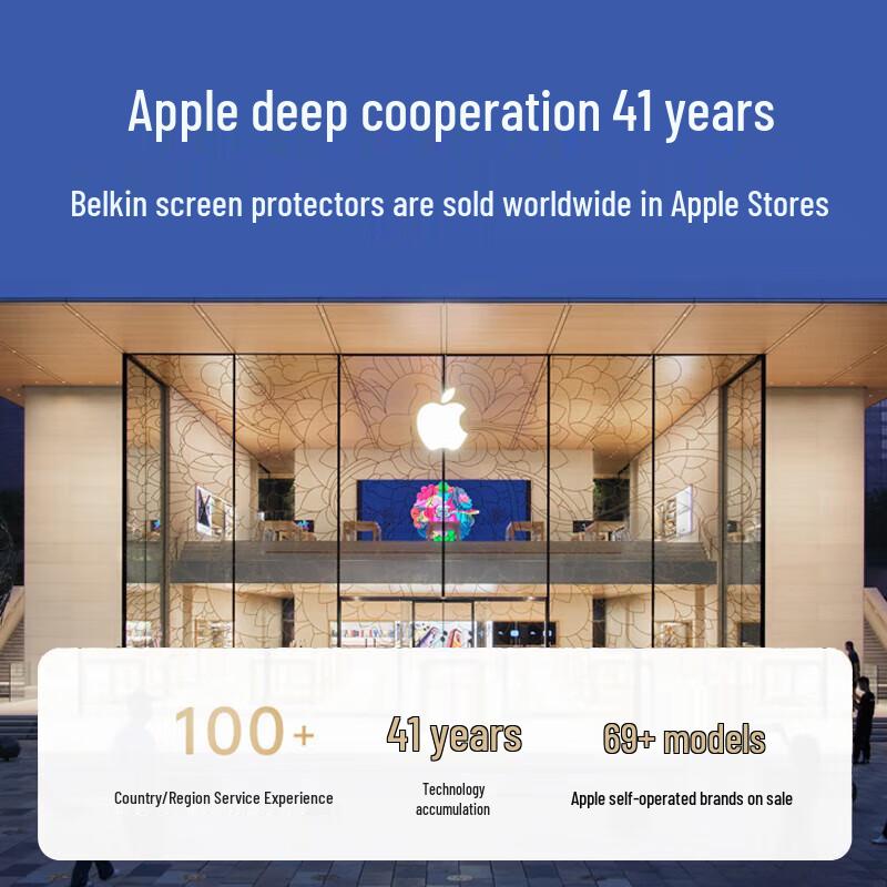 Belkin iPhone 16 Pro Max Tempered Glass Screen Protector