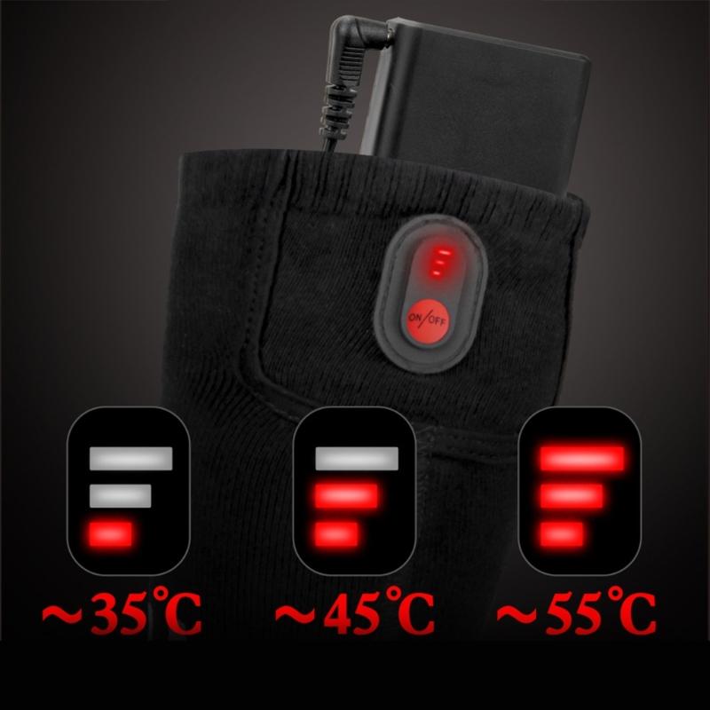 Full Soles Heating Electric Socks Heated Socks 5V 4000mAh Rechargeable Battery Electric Heated Socks for Men and Women