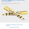Jack Gold Plated Connectors 3.5 to 6.5mm Microphone Electric Piano Connector  Home