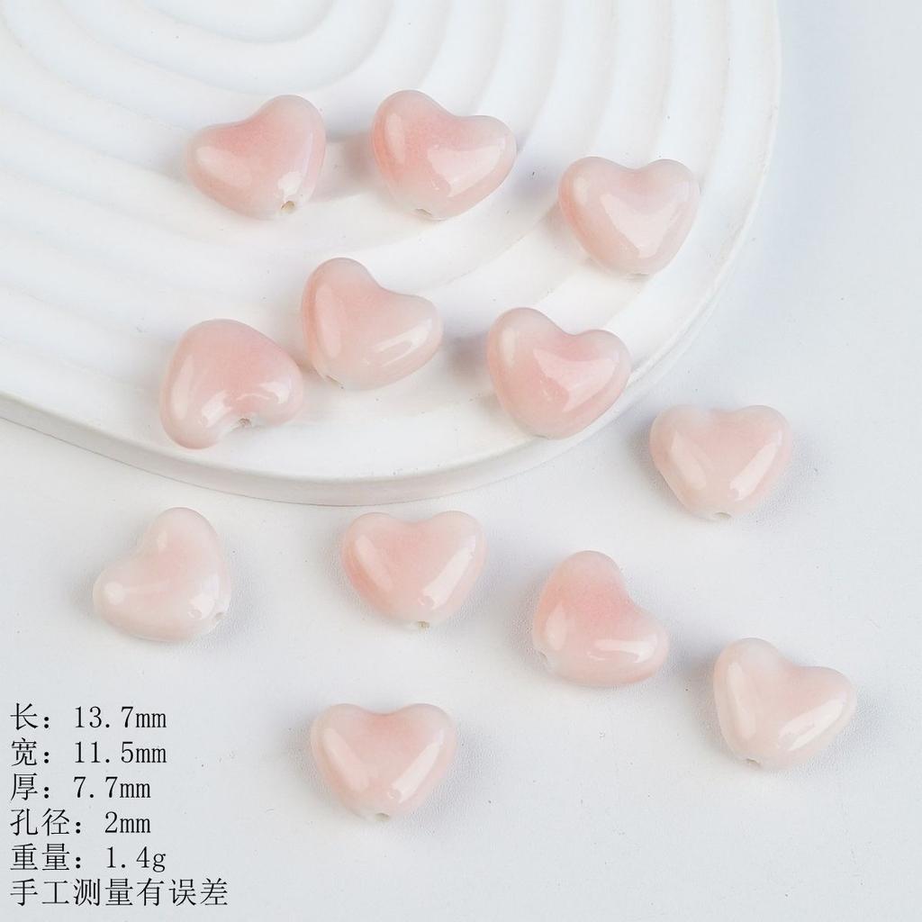 Love beads loose beads accessories ceramic bracelets handmade DIY material manufacturers