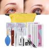 Eyelashes Grafting Tool Set Eyelash Extension Glue Tweezer False Eyelash Kit (8mm+8mm)