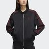 adidas Originals Women's Bomber Jacket Black Red HD0326