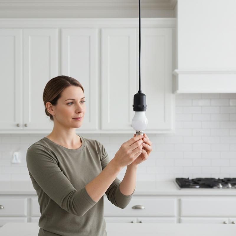 Lamp Base With Extension Cord 110-240V Outdoor E27 Lamp Base With Extension Cord Waterproof E27 Lamp Holder