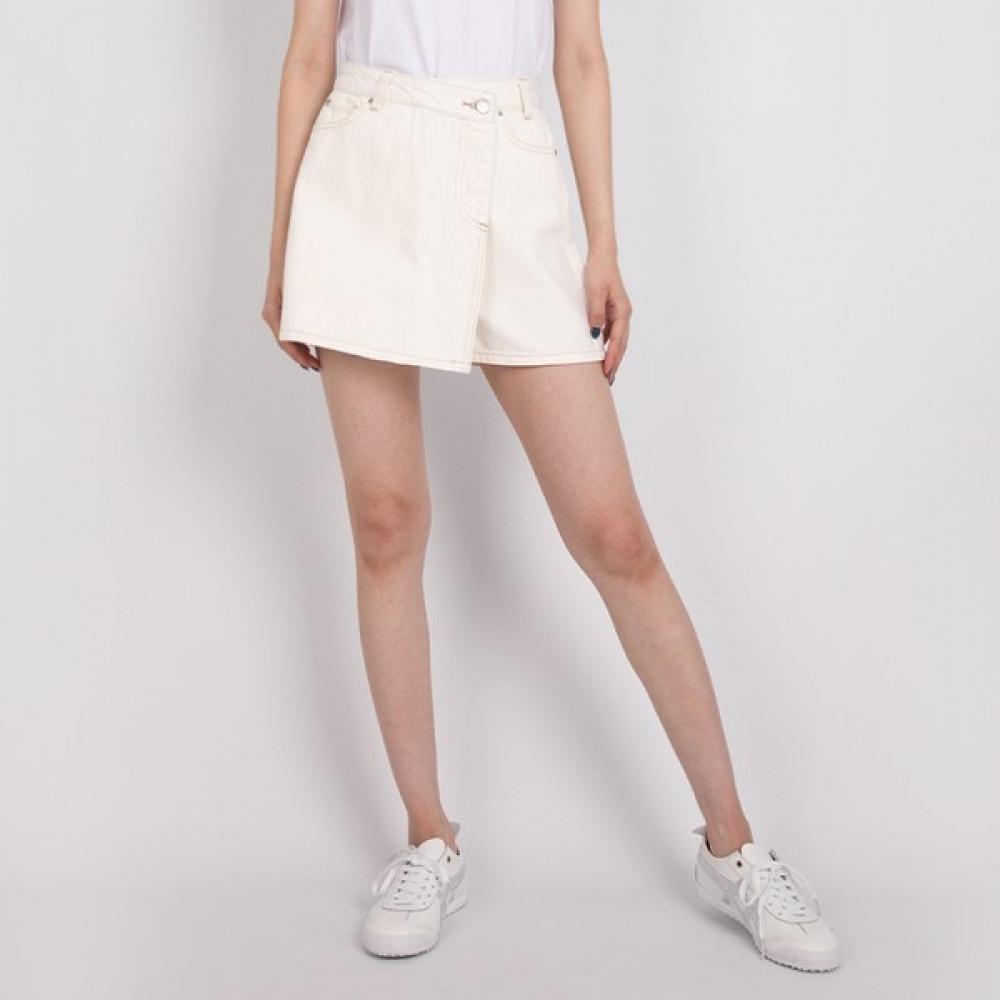 

GueSS GueSS Women S Denim Skirt pantS White Yn2d0957 white/24