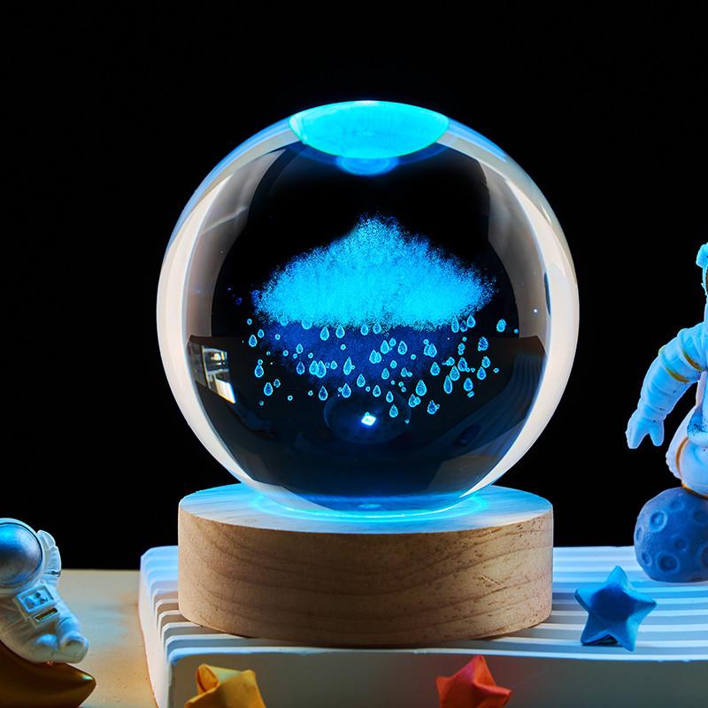 Graduation Crystal Ball Night Light - Creative DIY Souvenir Gift for Classmates