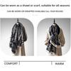Tassel Design Imitation Cashmere Scarf Floral Jacquard Pashmina Shawl  for Winter Season