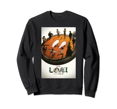 Marvel Studios Loki Season 2 TVA Miss Minute Run Poster Sweatshirt