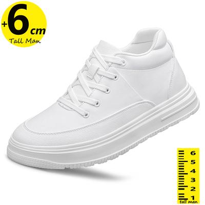 Booster Shoes Elevator Men Chunky Sneakers Height Increase Insole 6cm Sports Leisure Tall Man