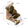 Table Leg Folding Hinge 90 Degree Hinge Extension Table Chair Bed Leg Foldable Support Brackets Furniture Hardware Accessories