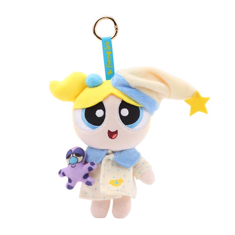 Powerpuff Girls Blossom Plush Keychain: Dream Series Pajama & Star Hat