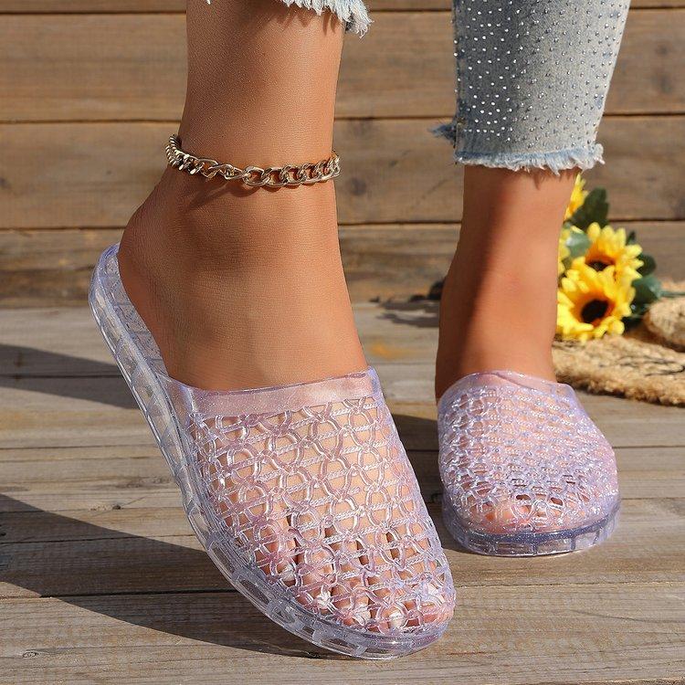 Baotou Women s Shoes - New Style, Versatile, Anti-Slip, Openwork Sandals 36 белый