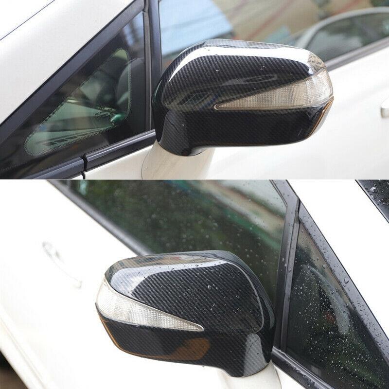 Auto-Rückspiegelabdeckung Zierblende Außendesign ABS Kohlefaser für Honda Civic 8. Generation Limousine 2006-2011