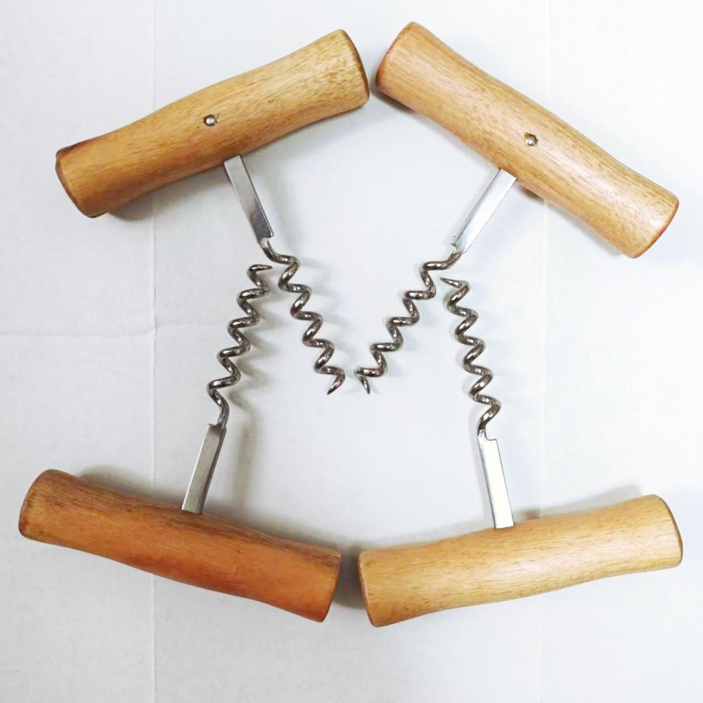 

50pcs Corkscrew with Wooden Handle Waiters Wine Bottle Opener China Mainland