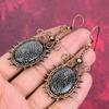 Stingray Coral Earring Copper Wire Wrapped Earring Gemstone Earrings Handmade Copper Jewelry Dangle Earrings Gifts for Her Wire Wrap Jewelry