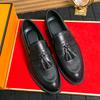 Fashion Handmade Male Loafers Outdoor Leather Mens Casual Shoes Moccasins Breathable Slip On Flats Driving Shoes Classic Business Shoes