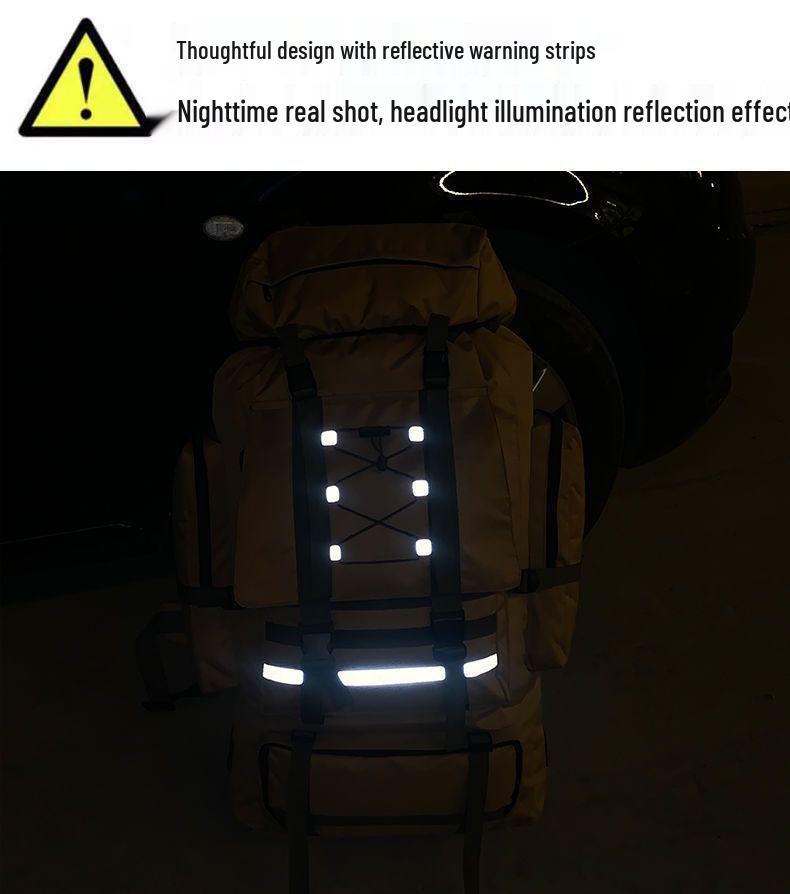 130L Εξαιρετικά Μεγάλο Αδιάβροχο Ταξιδιωτικό Σακίδιο Πλάτης για Άνδρες - Ιδανικό για Πάπλες, Αποσκευές, Υπαίθρια Αθλήματα και Ορειβασία.