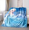 Custom Name Forest Friends Flannel Blanket Throw Blanket Soft Warm Sofa Bed Decor Unique Gift
