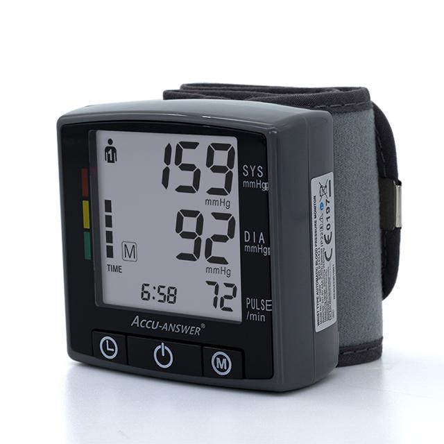 Portable Automatic Digital Tensiometer Sphygmomanometer Electric Plastic Wrist BP Monitor Blood Pressure Machine Plastic