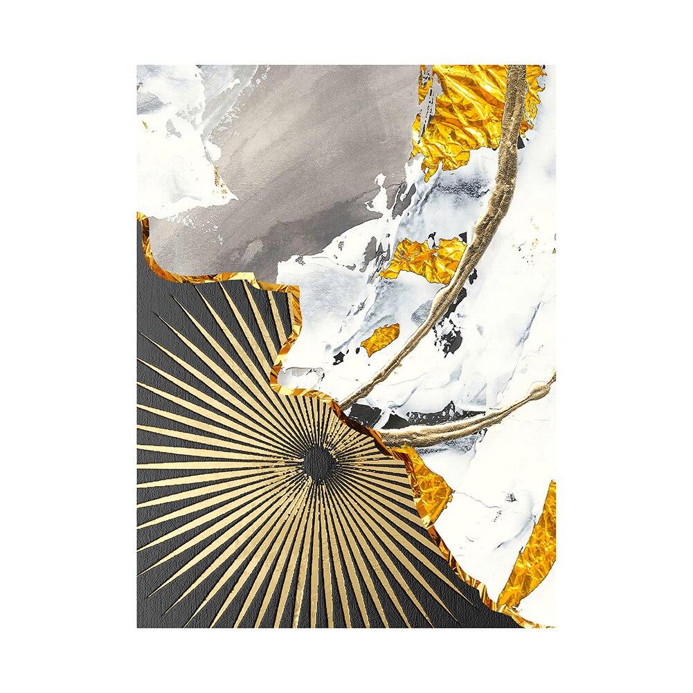 Abstract Geometry Decorative Paintings Nordic Luxury Woman Posters and Prints Wall Art for Living Room Porch Decor
