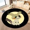 17 Styles Pokemon Cards Print Round Carpet Bedroom LivingRoom Mat Sofa Home Children's Room Decor Rug Free Shipping Holiday Gift