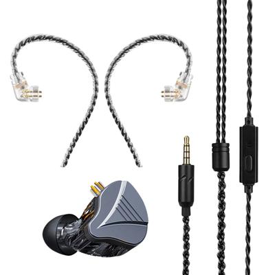 Ningchongfine HIFI Verlustfreier Sound Jack Sports 360 Grad Surround Sound Kabelgebundener 8-Core-Sound HiFi Verlustfreier Sound Zero Noise Kopfhörer, Kopfhörer,