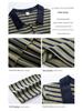 Women's Striped Long-Sleeve Polo Top in Pure Cotton