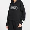 Puma Colorblock Logo Print Hoodie Women Hoodie Black 596742-01