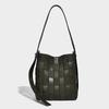 Niche Vacation Style Woven Bucket Bag for Women 2025 New Large Capacity Commuter Shoulder Bag Crossbody Bag