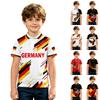 Kids Polo Shirt Short Sleeve Casual Button Down Collar Lightweight Breathable Summer Tee for Boys Youth