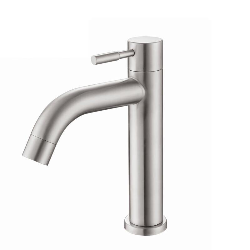 Stainless Steel Single Cold Basin Faucet