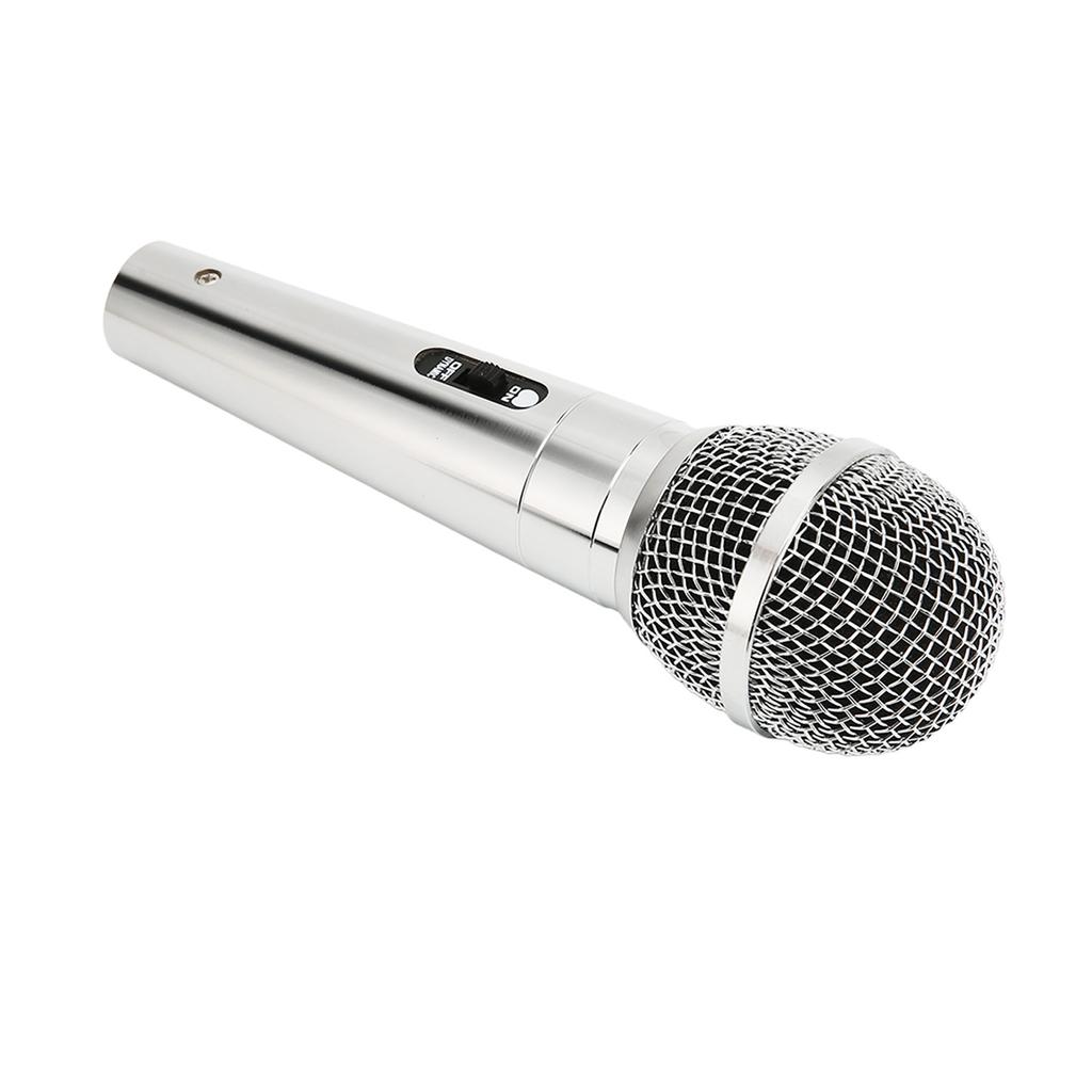 6.5mm Handheld Wired Microphone Noise Reduction Impact Resistant Intelligent Dynamic Microphone