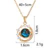 Titanium Steel Star Necklace for Women Planet Moon Astronaut Pendant Necklaces Jewelry Gifts