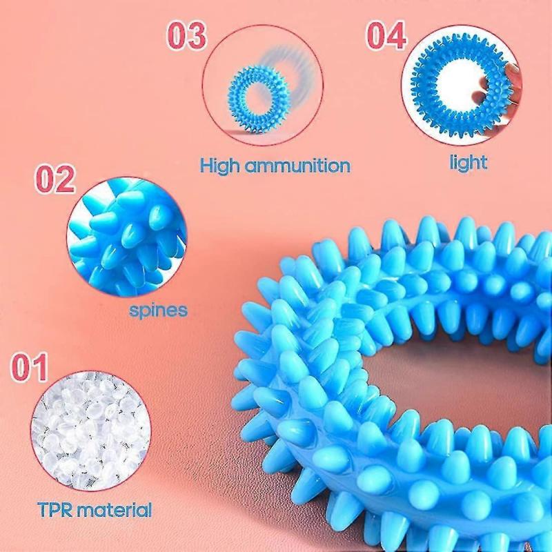 Puppy Chew Toys 360 Ring Cleans Teeth And Soothes Itching Rubber For Oral Health Dental Inter Chew Toy Tw